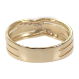 ミキモト MIKIMOTO 指輪 9号 リング K18イエローゴールド ダイヤモンド レディース【中古】【Aランク】