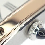 カルティエ CARTIER サントスデュモン SM W2SA0012 腕時計 ステンレススチール K18ピンクゴールド カーフレザー クオーツ シルバー文字盤 レディース メンズ【中古】【Aランク】