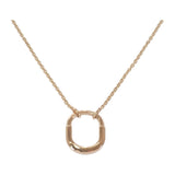 【中古】ティファニー TIFFANY&Co. K18PG ロック スモールペンダント 74365817 ネックレス K18ピンクゴールド レディース メンズ ユニセックス【Aランク】