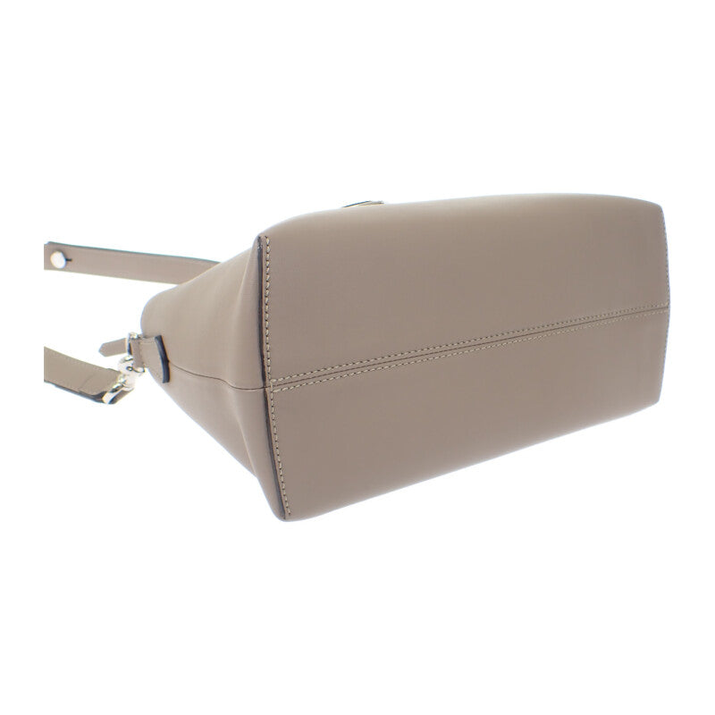 フェンディ FENDI バイザウェイミディアム 8BL1461D5F0NJ3 2WAYバッグ ショルダーバッグ カーフスキン グレー シルバー金具 レディース【中古】【ABランク】