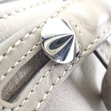 フェンディ FENDI バイザウェイミディアム 8BL1461D5F0NJ3 2WAYバッグ ショルダーバッグ カーフスキン グレー シルバー金具 レディース【中古】【ABランク】