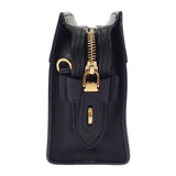 プラダ PRADA エスプラナードバッグ 1BH043 ショルダーバッグ サフィアーノ グレー ブラック レディース【中古】【ABランク】