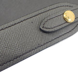 プラダ PRADA エスプラナードバッグ 1BH043 ショルダーバッグ サフィアーノ グレー ブラック レディース【中古】【ABランク】