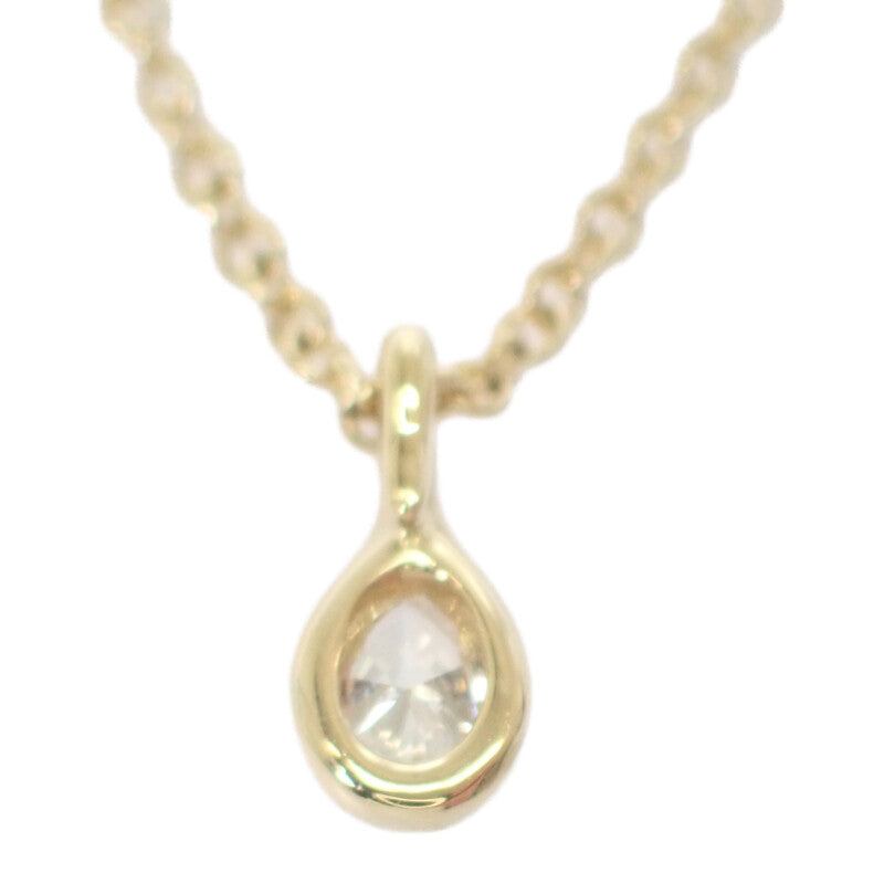 ティファニー TIFFANY&Co. バイザヤード ペンダント ペアシェイプ 60994080 ネックレス K18イエローゴールド ダイヤモンド レディース【中古】【Aランク】