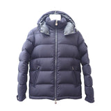 モンクレール MONCLER MONTGENEVRE ショート 1 H20911A53700 54272 ダウンジャケット ウール ネイビー メンズ【中古】【Aランク】