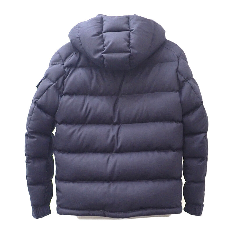 モンクレール MONCLER MONTGENEVRE モンジュネーブル ショート 1 H20911A53700 54272 ダウンジャケット ウール ネイビー メンズ【中古】【Aランク】