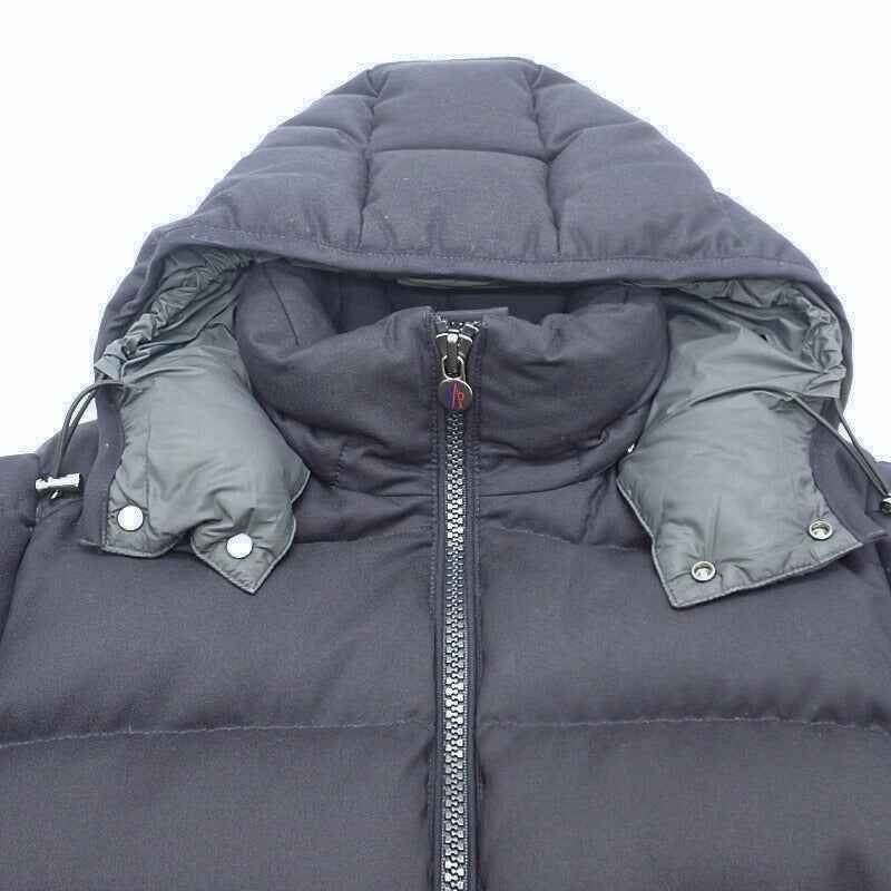 モンクレール MONCLER MONTGENEVRE モンジュネーブル ショート 1 H20911A53700 54272 ダウンジャケット ウール ネイビー メンズ【中古】【Aランク】