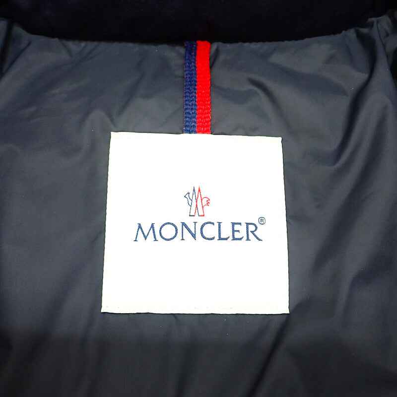 モンクレール MONCLER MONTGENEVRE モンジュネーブル ショート 1 H20911A53700 54272 ダウンジャケット ウール ネイビー メンズ【中古】【Aランク】