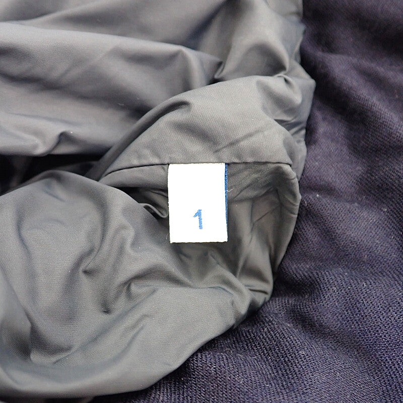 MONCLER MONTGENEVRE 短版羽絨外套 1 H20911A53700 54272 羊毛 海軍藍 男款【中古】【A級】