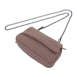【中古】ボッテガヴェネタ BOTTEGA VENETA イントレチャート チェーンショルダー 310774 ショルダーバッグ ラムスキン ピンク レディース【Aランク】