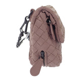 【中古】ボッテガヴェネタ BOTTEGA VENETA イントレチャート チェーンショルダー 310774 ショルダーバッグ ラムスキン ピンク レディース【Aランク】