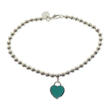 ティファニー TIFFANY&Co. リターントゥ ブルーハートタグビーズ 60136706 ブレスレット シルバー925 レディース【中古】【Aランク】