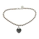 ティファニー TIFFANY&Co. リターントゥ ブルーハートタグビーズ 60136706 ブレスレット シルバー925 レディース【中古】【Aランク】