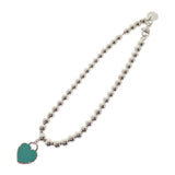 ティファニー TIFFANY&Co. リターントゥ ブルーハートタグビーズ 60136706 ブレスレット シルバー925 レディース【中古】【Aランク】