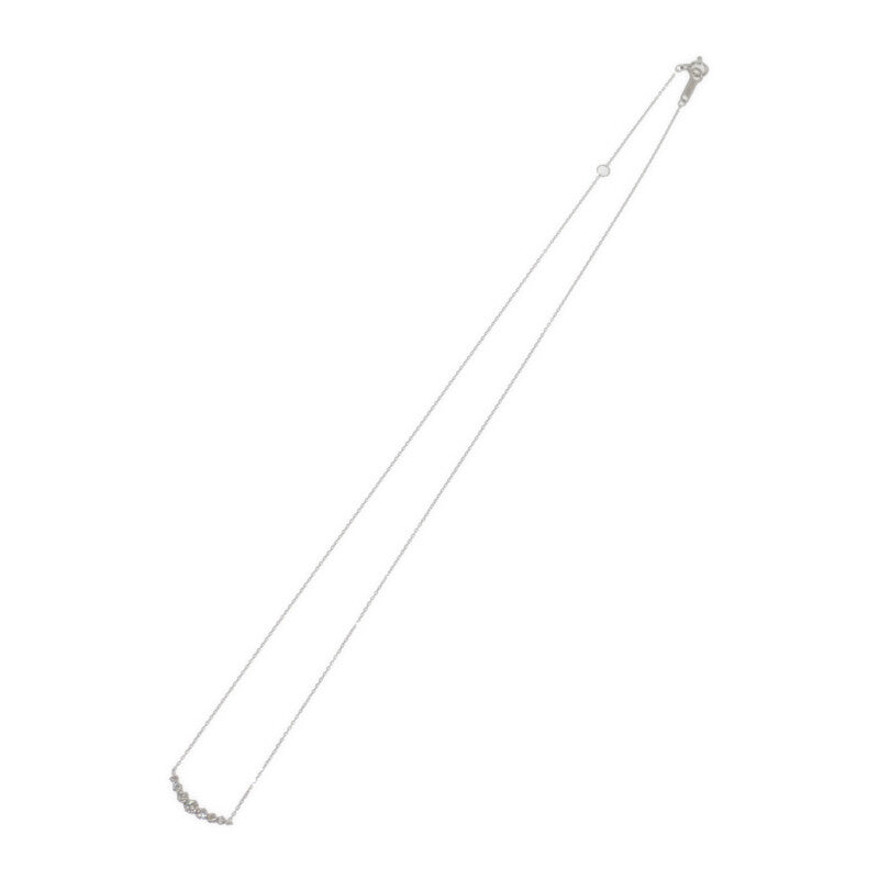 ヨンドシー 4℃ ダイヤモンド ネックレス K18ホワイトゴールド ダイヤモンド レディース【中古】【Aランク】