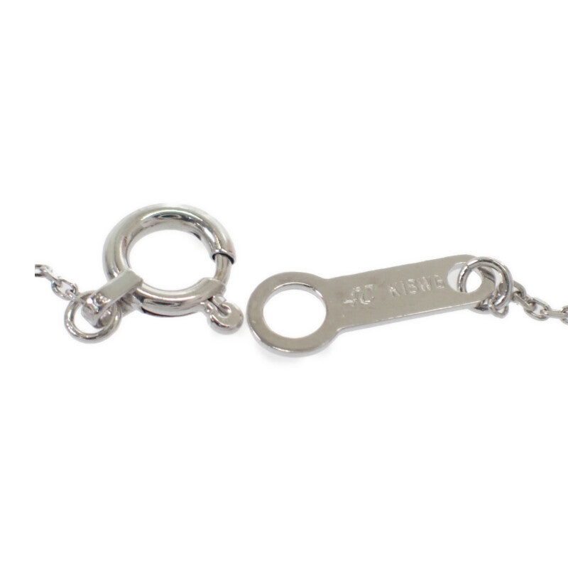 ヨンドシー 4℃ ダイヤモンド ネックレス K18ホワイトゴールド ダイヤモンド レディース【中古】【Aランク】