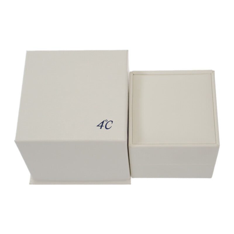 ヨンドシー 4℃ ダイヤモンド ネックレス K18ホワイトゴールド ダイヤモンド レディース【中古】【Aランク】