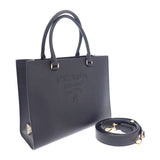 【中古】プラダ PRADA ミディアム 1BA337NZVF0002 2WAYバッグ ハンドバッグ トートバッグ サフィアーノ ブラック ゴールド金具 レディース【Aランク】