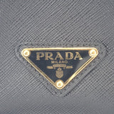 【中古】プラダ PRADA ミディアム 1BA337NZVF0002 2WAYバッグ ハンドバッグ トートバッグ サフィアーノ ブラック ゴールド金具 レディース【Aランク】