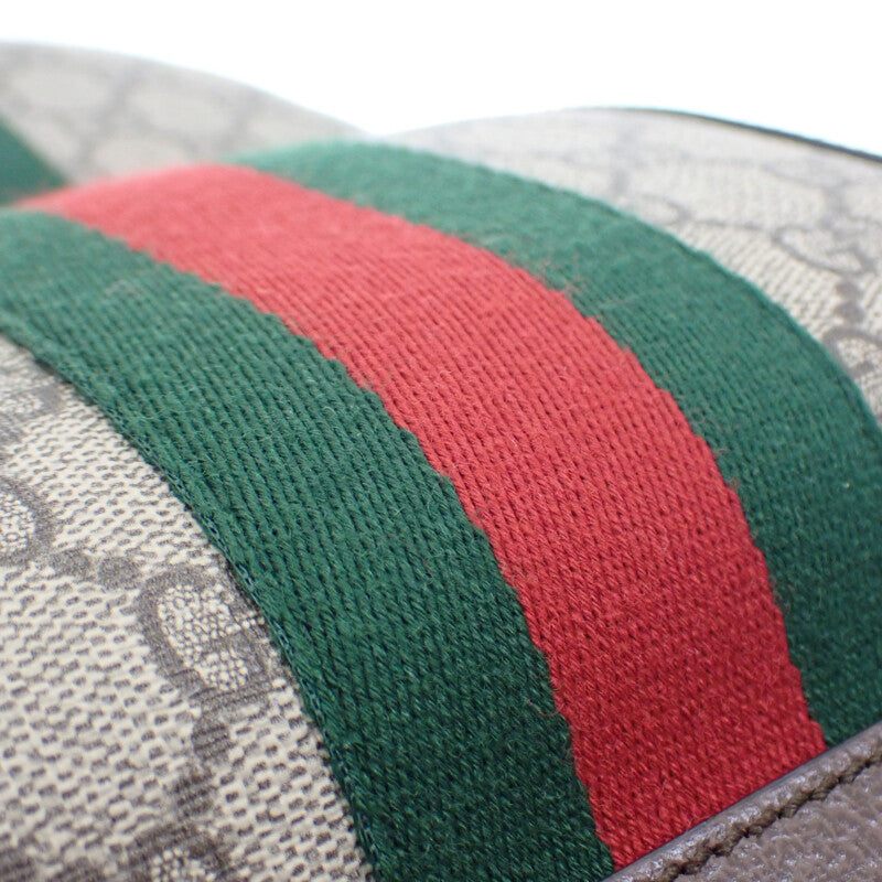 グッチ GUCCI GGスモールバックパック 547965_9U8BT_8994 リュック・デイパック GGスプリームキャンバス レザー ベージュ ゴールド金具 レディース【中古】【ABランク】