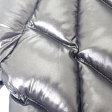 モンクレール MONCLER ファー付きロング H20931C00069_C0065 ダウンジャケット ナイロン ブラック 00 レディース【中古】【ABランク】