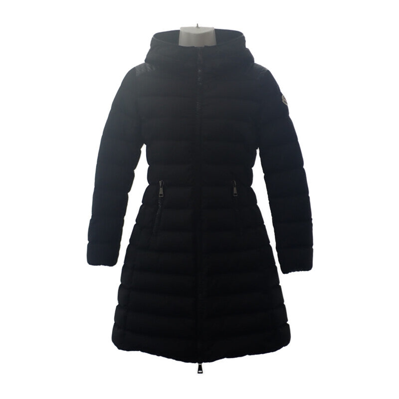 モンクレール MONCLER ロング E20934937085_C0063 ダウンジャケット ナイロン ブラック サイズ00 レディース【中古】【Aランク】