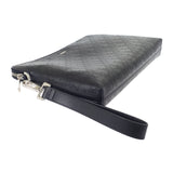 【中古】クリスチャンディオール Christian Dior オブリークギャラクシー 総柄 2ESCA251VPD-H03E クラッチバッグ レザー ブラック シルバー金具 メンズ【Aランク】