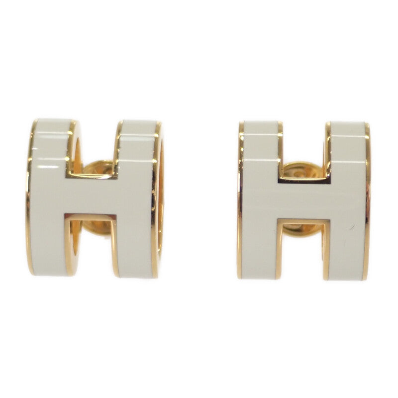 中古】エルメス HERMES ポップ アッシュ H ピアス メタル