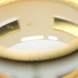 【中古】エルメス HERMES ポップ アッシュ H ピアス メタル ホワイト ゴールド金具 レディース【ABランク】