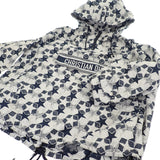 ディオール Dior スター アノラック XS 217C10A2977 パーカー ポリエステル ネイビー ホワイト レディース【中古】【Aランク】