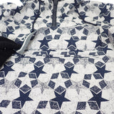 ディオール Dior スター アノラック XS 217C10A2977 パーカー ポリエステル ネイビー ホワイト レディース【中古】【Aランク】