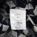 ディオール Dior スター アノラック XS 217C10A2977 パーカー ポリエステル ネイビー ホワイト レディース【中古】【Aランク】