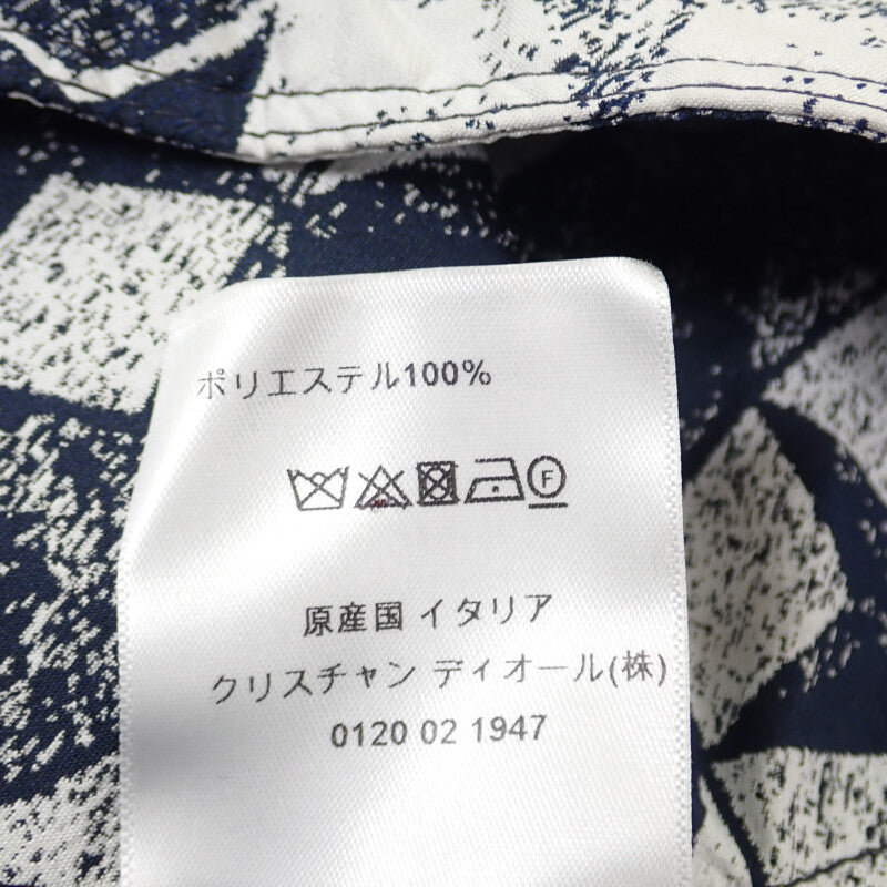 ディオール Dior スター アノラック XS 217C10A2977 パーカー ポリエステル ネイビー ホワイト レディース【中古】【Aランク】