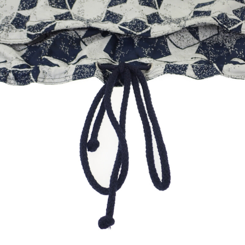 ディオール Dior スター アノラック XS 217C10A2977 パーカー ポリエステル ネイビー ホワイト レディース【中古】【Aランク】