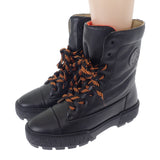 エルメス HERMES ショートブーツ フレッシュ 38 H242072Z02380 ブーツ カーフ ナッパ ブラック レディース【中古】【SAランク】