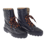 エルメス HERMES ショートブーツ フレッシュ 38 H242072Z02380 ブーツ カーフ ナッパ ブラック レディース【中古】【SAランク】