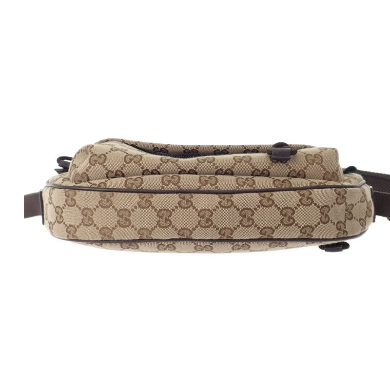 グッチ GUCCI GGスモール クロスボディバッグ 802096_FADUK_9853 ボディバッグ GGキャンバス ベージュ レディース メンズ【中古】【Aランク】
