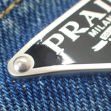 プラダ PRADA オーバーサイズ オーガニック デニム 38 GFC036_13Z6_F0BAN_S_OOO 長袖シャツ コットン ブルー メンズ レディース【中古】【ABランク】