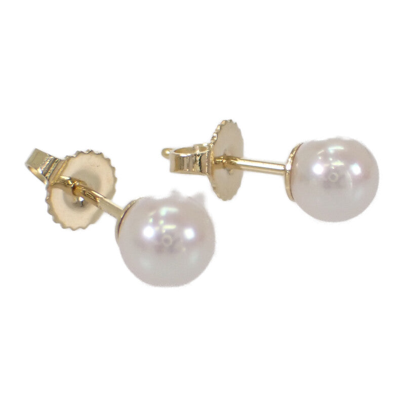 ティファニー TIFFANY&Co. パールスタッド ピアス K18イエローゴールド ゴールド レディース【中古】【Aランク】