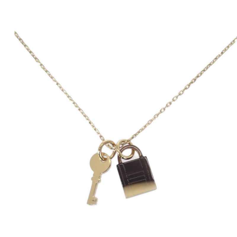 エルメス HERMES アミュレット パドロックPM ネックレス メタル バッファローホーン ゴールド レディース【中古】【SAランク】