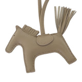 【中古】エルメス HERMES ロデオチャームPM バッグチャーム ラムスキン アニョーミロ ベージュマルファ B(2023年)刻印 レディース メンズ【Aランク】