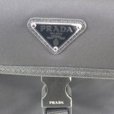 プラダ PRADA レザー スマートフォンケース 2ZH108_2DMH_F0002 ショルダーバッグ サフィアーノ ナイロン ブラック レディース メンズ【中古】【Aランク】
