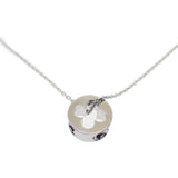 ルイヴィトン LOUIS VUITTON パンダンティフアンプラント Q93125 ネックレス K18ホワイトゴールド レディース ユニセックス【中古】【Aランク】