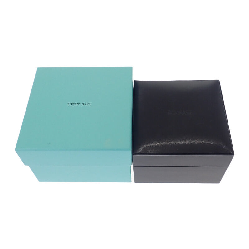 TIFFANY&Co. 蒂芙尼 Atlas Dome 腕錶 銀925 皮革 銀色 石英 灰色錶盤 女士【中古】【A級品】