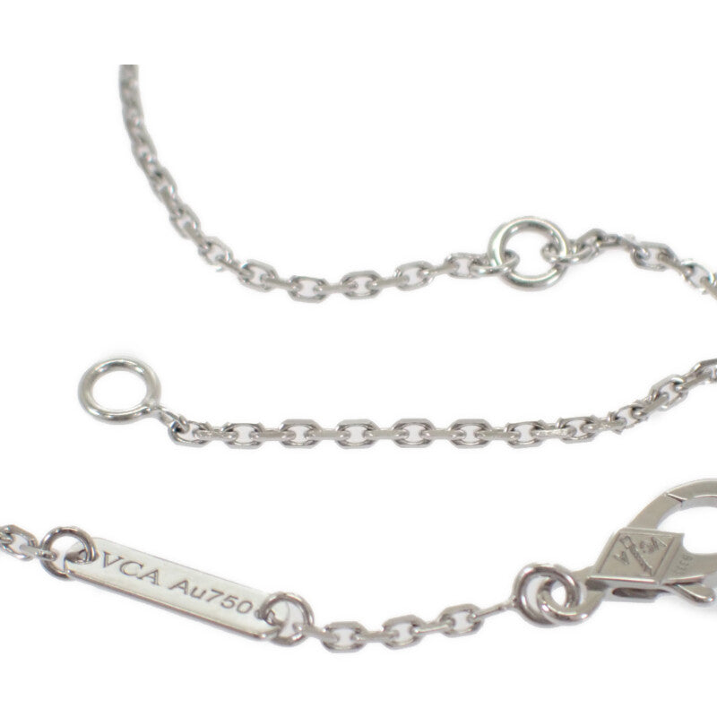 ヴァンクリーフ&アーペル Van Cleef & Arpels ヴィンテージ アルハンブラ VCARA46100 ネックレス K18ホワイトゴールド ダイヤモンド レディース【中古】【Aランク】