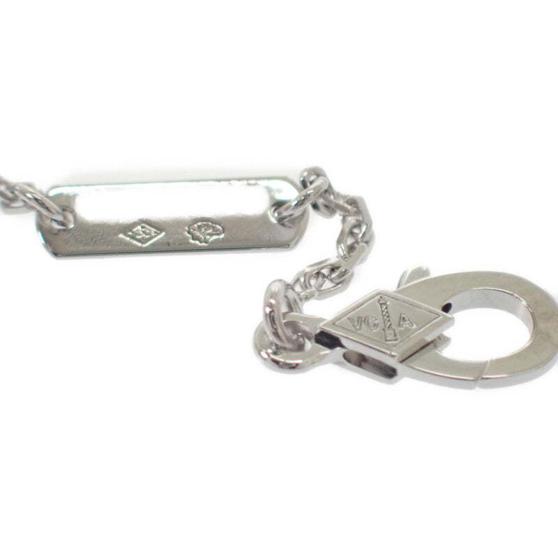 ヴァンクリーフ&アーペル Van Cleef & Arpels ヴィンテージ アルハンブラ VCARA46100 ネックレス K18ホワイトゴールド ダイヤモンド レディース【中古】【Aランク】