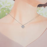 ヴァンクリーフ&アーペル Van Cleef & Arpels ヴィンテージアルハンブラ VCARA46100 ネックレス K18ホワイトゴールド ダイヤモンド レディース【中古】【Aランク】