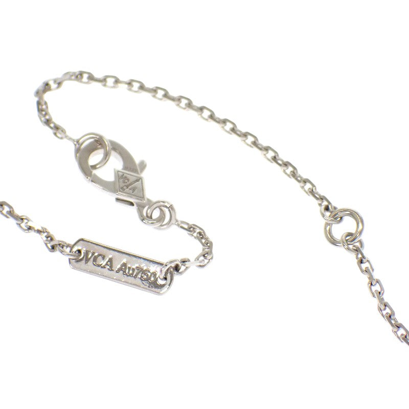 ヴァンクリーフ&アーペル Van Cleef & Arpels ヴィンテージ アルハンブラ VCARA46100 ネックレス K18ホワイトゴールド ダイヤモンド レディース【中古】【Aランク】