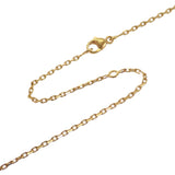 エルメス HERMES オーケリーPM ネックレス ヴォースイフト メタル ゴールド ブラウン レディース メンズ【中古】【Aランク】