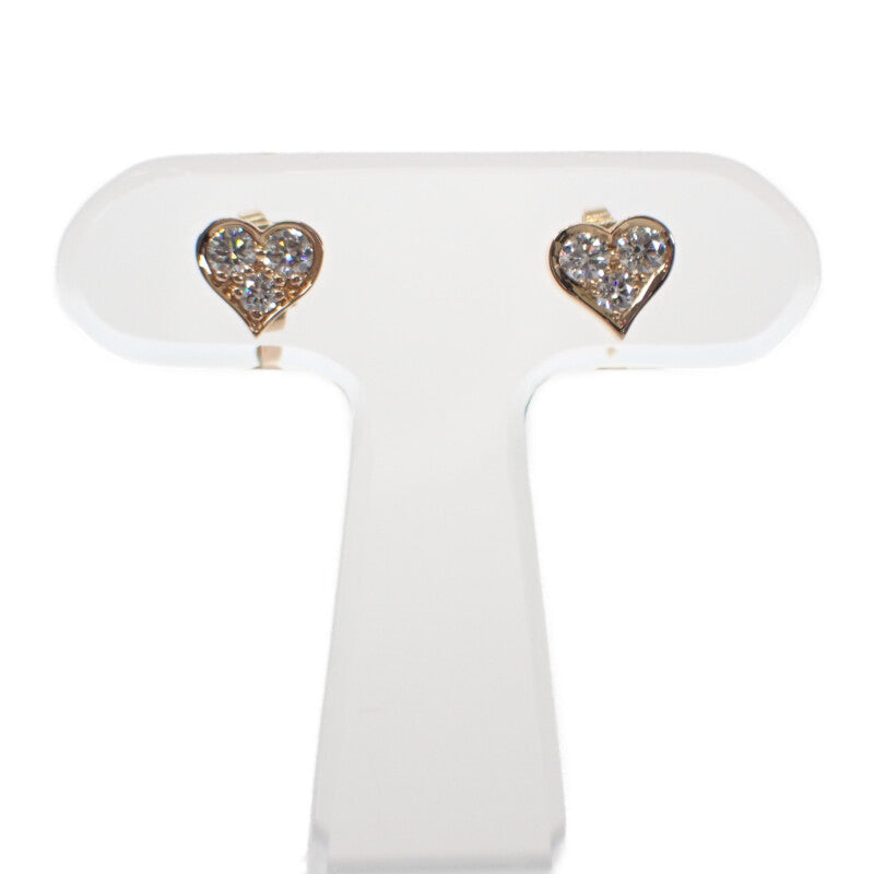 ティファニー TIFFANY&Co. センチメンタルハート ピアス K18ピンクゴールド ゴールド ダイヤモンド レディース【中古】【Aランク】